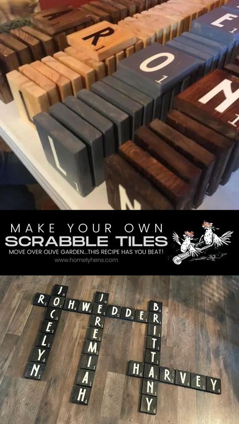 These scrabble tiles are so beautiful in your home and fairly easy to make for yourself or give as gifts around the holidays. Check it out! #present #gifts #walldecor #christmaspresent Yard Scrabble, Scrabble Tile Crafts Diy, Scrabble Diy, Diy Scrabble, Scrabble Tile Crafts, Backyard Designs, Tile Crafts, Scrabble Tiles, Custom Tiles