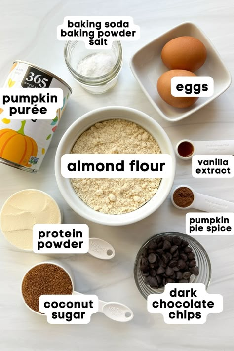 Pumpkin Protein Muffins - hellofrozenbananas.com Vanilla Protein Muffins, Protein Pumpkin Muffins, Pumpkin Muffins With Protein Powder, Paleo Protein Muffins, Pumpkin Protein Powder Muffins, High Protein Snacks Pumpkin, Easy Protein Pumpkin Muffins, Pumpkin Protein Muffins Almond Flour, Pumpkin Banana Protein Muffins