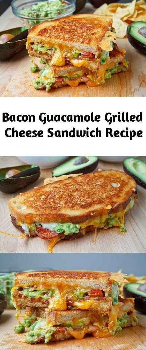 Bacon Guacamole Grilled Cheese Sandwich Recipe – Page 2 – Mom Secret Ingrediets Bacon Guacamole Grilled Cheese, Guacamole Grilled Cheese Sandwich, Grilled Guacamole, Guacamole Grilled Cheese, Grilled Cheese Sandwich Recipe, Creamy Guacamole, Recipe Sandwich, Bacon Guacamole, Cheese Sandwich Recipe