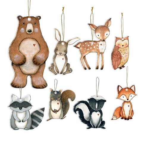 PRICES MAY VARY. Package contents: you will get 8 pieces of animal hanging ornaments in different styles, enough quantity and rich style combinations for you to use or replace in Christmas or other holidays, you can also share them with your family and friends Whimsical Woodland Collection: Transform your space into a winter wonderland with our set of 8 baby woodland animal ornaments, each intricately designed to capture the whimsy of the forest. Adorable Baby Animals: Add a touch of sweetness t Winter Woodland Creatures, Christmas Woodland Theme, Woodland Theme Christmas, Woodland Creatures Christmas, Woodland Animal Ornaments, Woodland Christmas Ornaments, Decoration For Christmas Tree, Adorable Baby Animals, Woodland Theme Baby