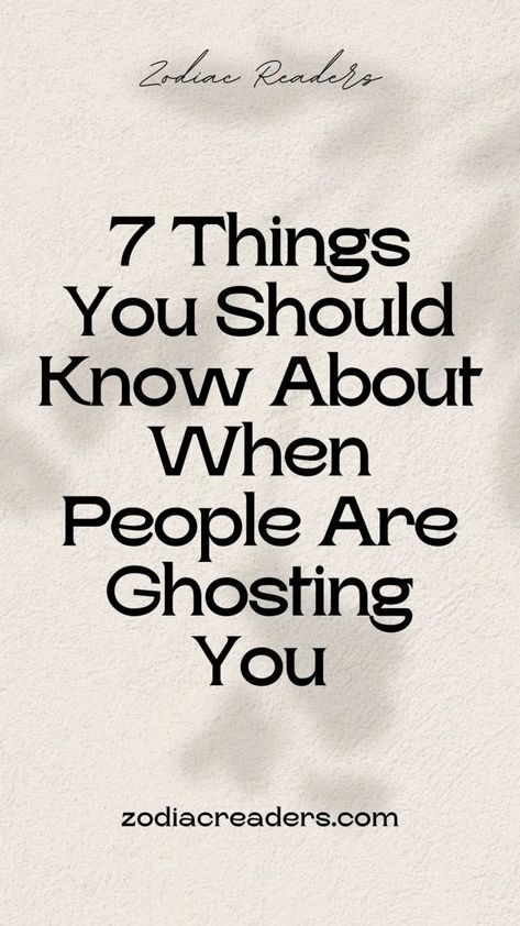 7 Things You Should Know About When People Are Ghosting You - Zodiac Readers Take A Deep Breath, Deep Breath, Zodiac Sign