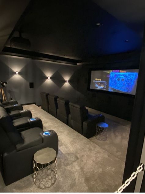 Small Theater Room Ideas, Cinema Room Small, Home Cinema Room Ideas, Theater Room Ideas, Home Theatre Room Ideas, Theatre Room Ideas, Theater Room Decor, Movie Theater Rooms, Home Theater Room Design