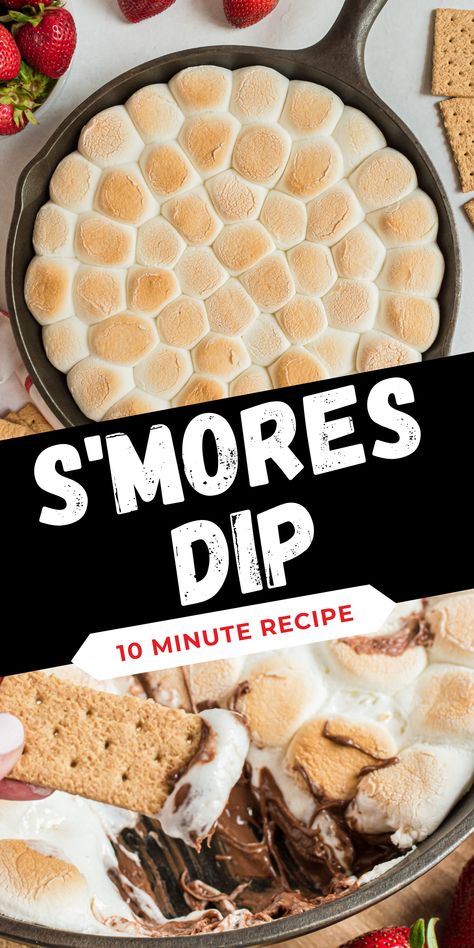 Dessert Dip Recipes, Smore Recipes, Easy Sweets, Sweet Dips, Slow Cooker Desserts, Recipes For, Dip Recipes Easy, Lake Food Ideas Summer, Food Ideas Summer