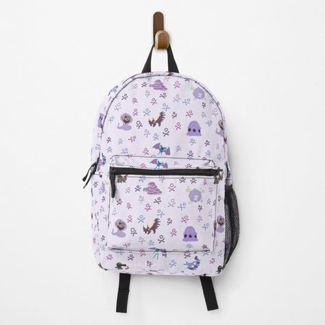 Get my art printed on awesome products. Support me at Redbubble #RBandME: https://www.redbubble.com/i/backpack/Poison-Buddies-by-TwinkleballaArt/55253249.K1KHE?asc=u Backpack Purple, Cute Beach Pictures, Candy Costumes, Olivia + Core + Aesthetic, Nike Fashion Shoes, Funny Pix, Pack Backpack, 13th Birthday Parties, Patterned Backpack