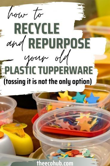 Old Tupperware, Tupperware Containers, Compost Bucket, Recycling Center, Herb Planters, Types Of Plastics, Plastic Container Storage, Porous Materials, Egg Carton