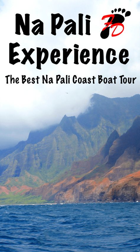 Experience the Best Napali Coast Boat Tour with the Na Pali Experience | Footsteps of a Dreamer Napali Coast Boat Tour, Kapaa Kauai, Planning Trips, Hawaii Itinerary, Island Holidays, Tour Group, Barbados Travel, Kauai Vacation, Napali Coast