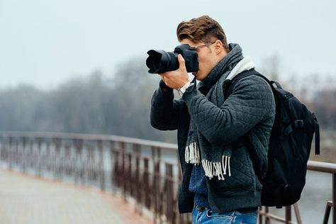 Photographer Poses With Camera Men, Male Photographer Poses With Camera, Person Taking Photo With Camera, Men With Camera, Poses With Camera, Guy With Camera, Man With Camera, Personal Photoshoot, Photographer Poses