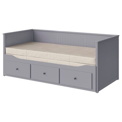 Lit Banquette 2 Places, Hemnes Daybed, Hemnes Day Bed, Ikea Daybed, Hemnes Bed, Boys Shared Room, Day Bed Frame, Painted Beds, Breezeway Ideas