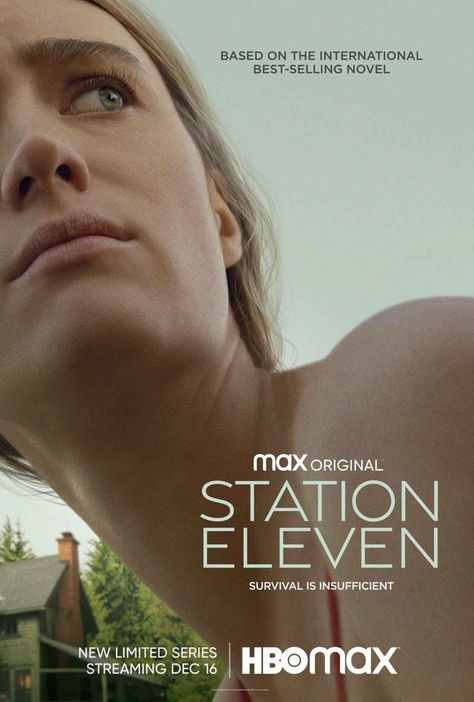 Nerd Movies, Eye Symbolism, Station 11, Station Eleven, Mackenzie Davis, Plot Outline, Twist Of Fate, Hbo Max, Poster Series