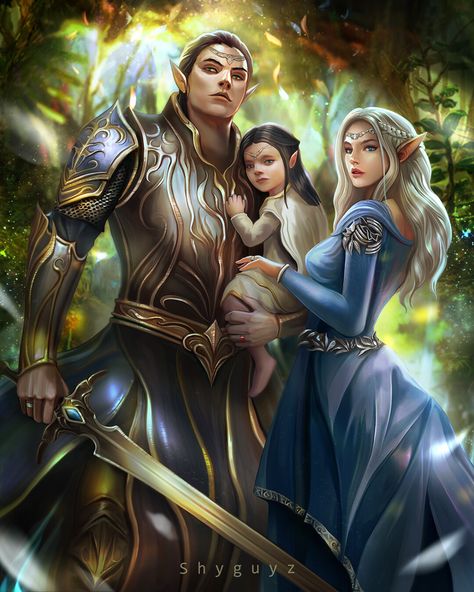 Dnd Elves, Elf Characters, Elves Fantasy, Elf Art, Fantasy Couples, Fantasy Races, Dungeons And Dragons Characters, High Fantasy, Arte Fantasy