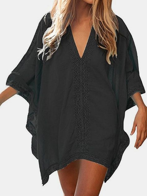 Holiday Bikinis, Chiffon Dress Short, Coverup Swimsuit, Bathing Suit Dress, Long Sleeve Swimwear, Bathing Suit Cover Up, Women's Cover Up, Beach Swimsuit, Swimwear Cover Ups