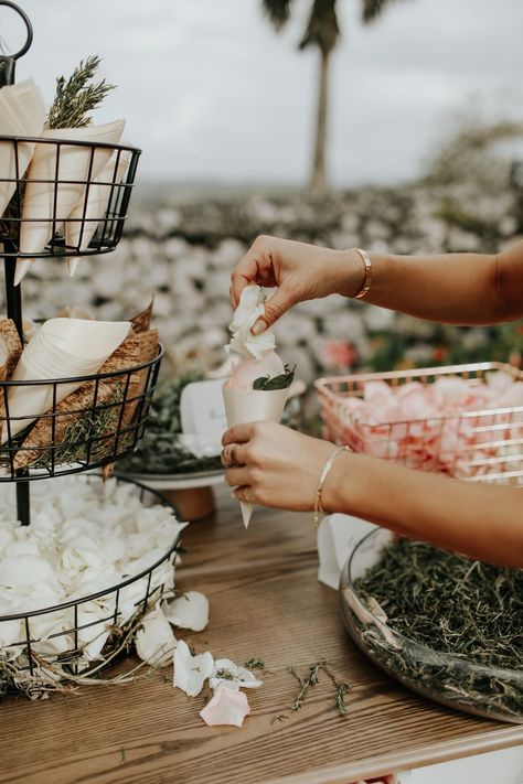 Confetti Ideas For Wedding, Reception Send Off Ideas, Reception Send Off, Ethereal Garden Wedding, Petal Toss Wedding, Confetti Ideas, Send Off Ideas, Wedding In Jamaica, Ethereal Garden