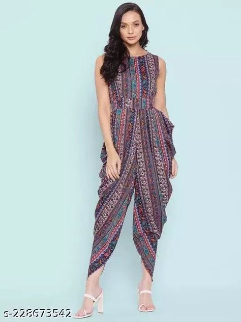 Dhoti Jumpsuit, Indian Jumpsuit, Jumpsuit Fitted, Style Jumpsuit, Maxi Jumpsuit, Jumpsuit For Women, Indo Western Dress, Jumpsuit Pattern, Jumpsuit Black