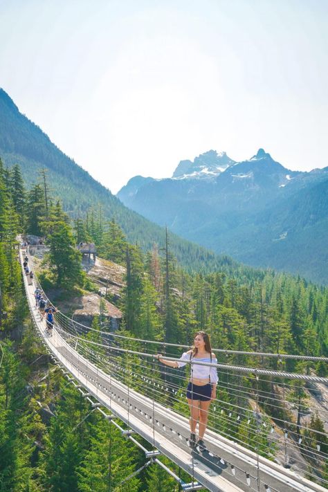 15 Super Fun Whistler Summer Activities to Get You Excited for the Outdoors Whistler Canada Summer, Sea To Sky Highway, Canada Summer, Whistler Village, Whistler Canada, Vancouver Travel, Canada Road Trip, Suspension Bridge, Beautiful Travel