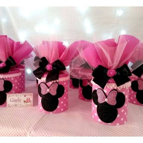 decoraciones de minnie sencillas dulceros Minnie Mouse Birthday Party Ideas Diy, Minnie Mouse Birthday Party Decorations, Fiesta Mickey Mouse, Minnie Mouse Birthday Decorations, Minnie Mouse 1st Birthday, Minnie Mouse Baby Shower, Minnie Birthday Party, Mickey Mouse Parties, Minnie Party