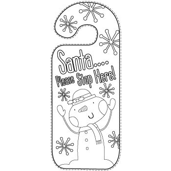 Christmas Party Printables, Christmas Eve Box Ideas, Christmas Door Hangers, Xmas Eve Boxes, Christmas Eve Boxes, Teaching Holidays, Snowman Door, Christmas Bookmarks, Door Hanger Template