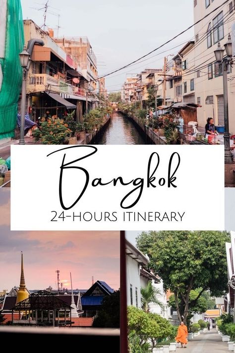 Only got one night in Bangkok? I share my 24-hours Bangkok itinerary with unusual activities, things you must see and my favorite places where you can find the best Thai food. #bangkok #thailand What to do in Bangkok | Unusual Bangkok Activities | What to do in Bangkok in 1 day | The best Bangkok sightseeing | Where to eat in Bangkok | 24 Hours in Bangkok Itinerary 1 Day In Bangkok, Bangkok Activities, Bangkok Itinerary, Asia Cruise, Thailand Activities, One Night In Bangkok, Eat Thai, Thailand Destinations, Thailand Tourist