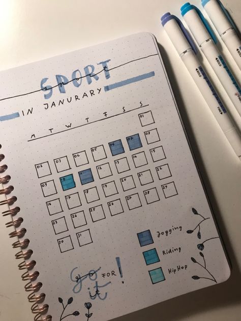 Sports Tracker, Bullet Journel, Bullet Journal Ideas Templates, Bullet Journal Tracker, Journal Pages, Book Journal, Bullet Journal