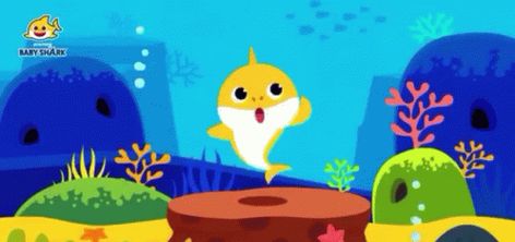 Baby Shark Video, Video Baby Shark, Shark Gif, Free Cartoon Characters, Catboy Pj Masks, Sun Song, Video Baby, Dance Sing, Baby Banners