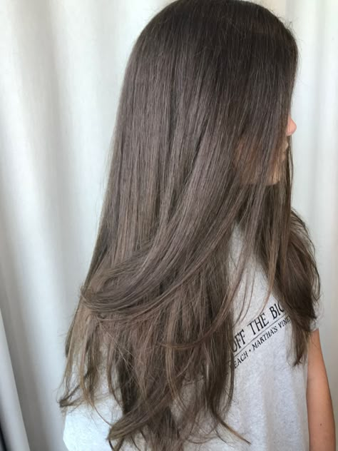 Seamless Layers For Long Hair, Haircuts For Long Hair Unstyled, Long Invisible Layers, Long Hair Cuts No Layers, Straight Long Layered Hair, Flicks Haircut, Long Layered Hair Cut, Long Soft Layers, V Haircut