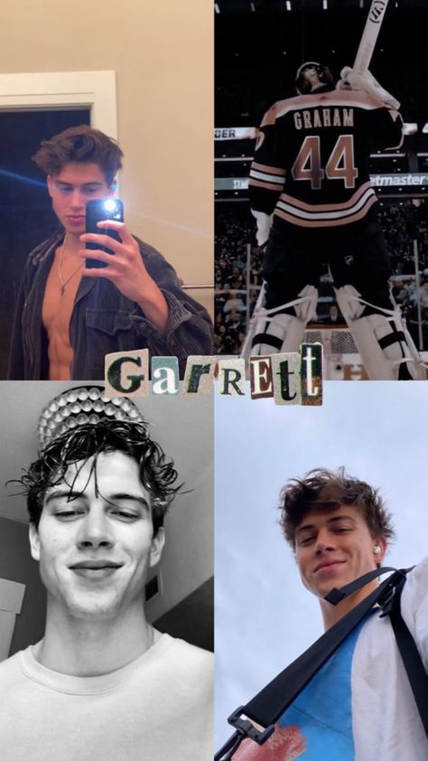 Garrett Graham ♥︎ Off Campus Off Campus Couples, The Deal Garrett Graham, Garrett Graham Aesthetic, Off Campus Series Aesthetic, Off Campus Fanart, Garrett Graham Off Campus, Lecture Aesthetic, Garret Graham, Hockey Couples