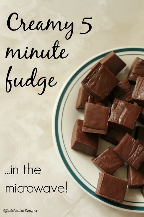 This rich creamy fudge only takes five minutes to make in the microwave and sets in as little as two hours. So delicious and crazy easy. Microwave Chocolate Fudge, Easy Microwave Fudge, Creamy Fudge, How To Make Fudge, Microwave Fudge, Kids Tea Party, Fudge Recipes Easy, Homemade Fudge, Candy Recipes Homemade