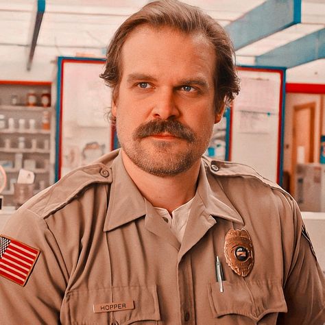 𝚂𝚝𝚛𝚊𝚗𝚐𝚎𝚛 𝚃𝚑𝚒𝚗𝚐𝚜 Stranger Things Hopper, Istp Characters, Hopper Stranger Things, Demogorgon Stranger Things, Jim Hopper, Movies Characters, Top Tv Shows, Duffer Brothers, Top Tv