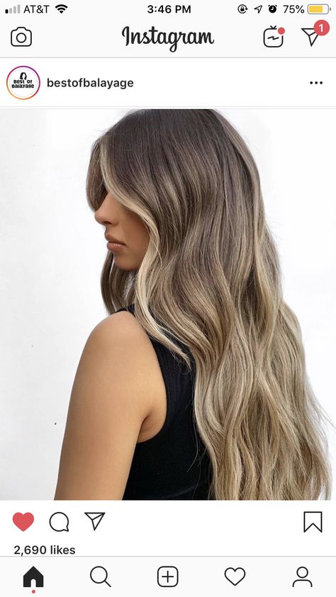 Latte Balayage, Vanilla Balayage, Latte Hair, Vanilla Latte, Hair Goals, Hair And Nails, Balayage, Beauty Makeup, Hair Makeup