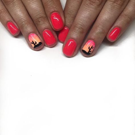 End If Summer Nail Ideas, Arizona Themed Nails, Santa Fe Nails, Arizona Nail Ideas, Western Dip Nails, Arizona Nails Designs, Arizona Nail Designs, Desert Nails Designs, Southwestern Nails