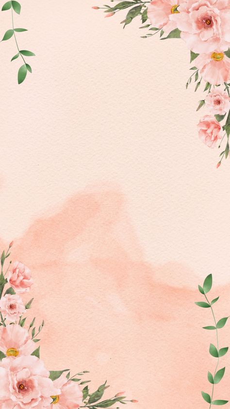 Wedding Illustration Card, Instagram Story Background, Women's Bag By Pattern, Story Background, Hipster Background, Digital Invitations Wedding, Pink Flowers Wallpaper, Store Design Boutique, Peach Colour