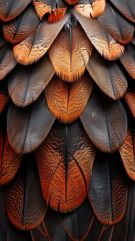 Feathered Texture Detail: Close-up view of a layered feather-like pattern displaying a beautiful gradient of brown tones. #texture #feathers #brown #detail #close-up #aiart #aiphoto #stockcake ⬇️ Download and 📝 Prompt 👉 https://ayr.app/l/TNiC Animals Close Up, Patterns In Nature Geometric, Close Up Nature Photography, Texture Photography Ideas, Animal Structure, Feathers Texture, Shapes In Nature, Interesting Textures, Geometry In Nature