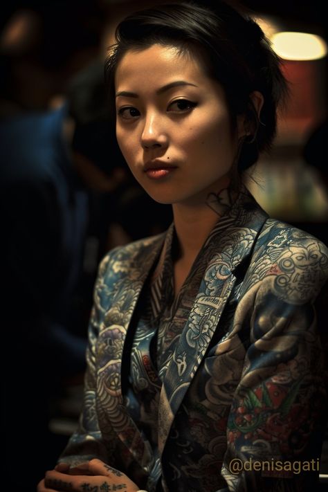 Japanese Yakuza Aesthetic, Yakuza Women, Female Yakuza, Yakuza Aesthetic, Japanese Geisha Drawing, Yakuza Girl, Geisha Drawing, Yakuza 0, Gangster Style