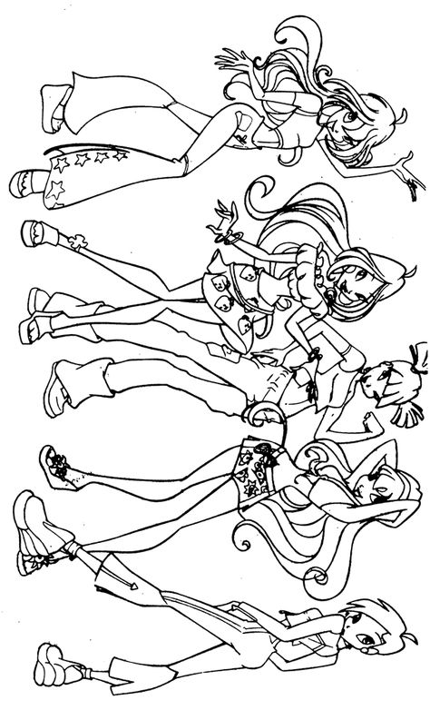 Winx Coloring Pages, Winx Club Coloring Pages, Winks Club, Animal Kingdom Colouring Book, Anatomy Coloring Book, Puppy Coloring Pages, Adult Colouring Pages, Fairy Tattoo, Club Color