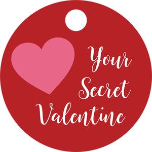 Secret Valentine, Valentines Gift Tags, Valentines Sign, 99 Design, Valentine Tags, Valentine Ideas, Gift Tags Printable, Printable Patterns, Silhouette Design