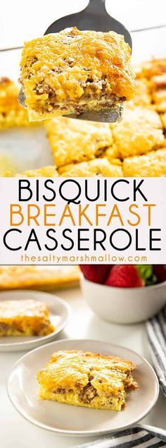 Bisquick Breakfast Casserole, Savory Breakfast Casserole, Bisquick Breakfast, Sunday Brunch Food, Super Breakfast, Sausage Egg Breakfast Casserole, Casserole Crockpot Recipes, Sausage Crockpot, Healthy Breakfast Casserole