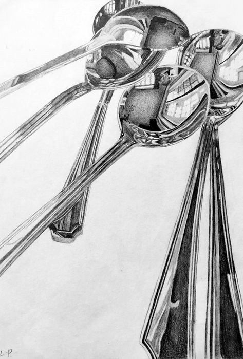 Excellent observational drawing Ideas (15) Observational Drawing Ideas, Observational Drawings, Reflection Drawing, Ap Drawing, Bored Art, Reflection Art, Observational Drawing, Ap Studio Art, Object Drawing