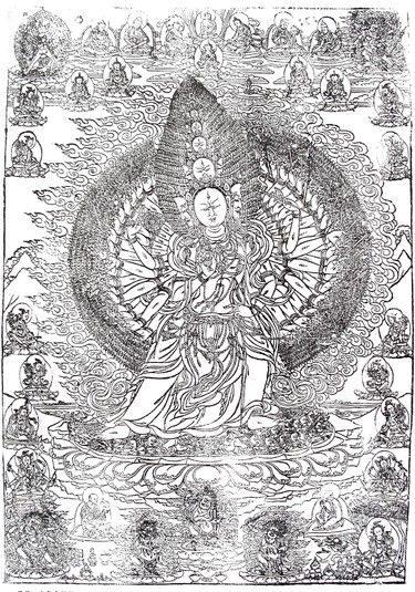 Sitatapatra (Buddhist Deity) - (1000 faces, 1000 hands) (Himalayan Art) 1000 Faces, Art Resources, Thangka Painting, Bhutan, Painting Class, Museum Collection, Mongolia, Us Images, Himalayan