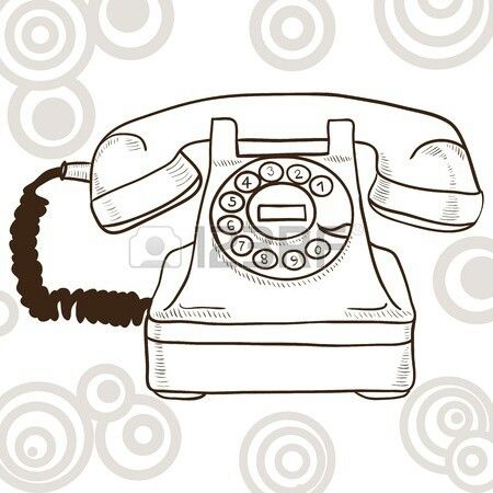 Telephone Retro Telephone Illustration, Telephone Tattoo, Telephone Illustration, Paint Carving, Telephone Drawing, Tattoo Sister, Sister Ideas, Dad Tattoo, Vintage Phone