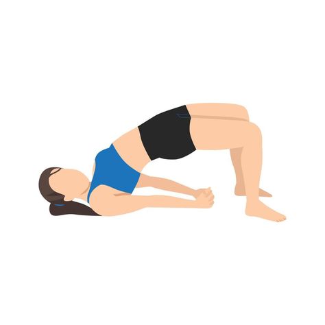 woman doing Yoga Setu Bandha Sarvangasana Chakrasana. Yoga pose of bridge. Physical health Chakrasana Pose, Bridge Pose Yoga, Yoga Bridge Pose, Setu Bandhasana, Woman Doing Yoga, Bridge Workout, Surya Namaskar, Yoga Bolster, Camel Pose