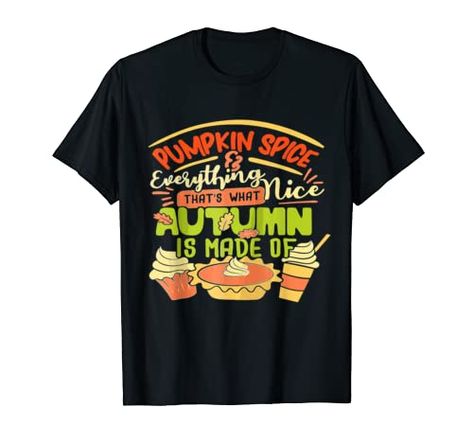 Spice Design, Autumn T Shirts, Boyfriend T Shirt, Black White Pink, Fall Shirts, Adult Costumes, Boys T Shirts, Fall Autumn, Funny Cute