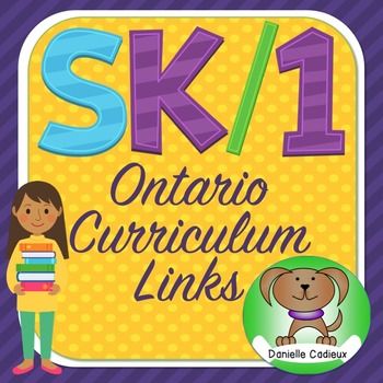 Created for Ontario, Canada SK/1 TeachersThis document was prepared to assist teachers in planning, assessing, and providing a rich, inquiry-based program suitable for SK/1 blended classes.  Overall expectations (OE) and specific expectations (SE) are listed for each area of the curriculum. Kindergarten Curriculum, Ontario Canada, Teacher Store, Side By Side, Grade 1, Educational Resources, Teacher Pay Teachers, Classroom Ideas, Assessment