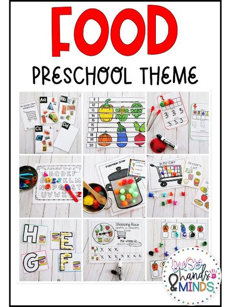 Food Theme Literacy Activities, Vpk Activities, Nutrition Preschool, Preschool November, Preschool Cooking, Food Collage, Grocery Ads, Writing Centers, Sour Foods