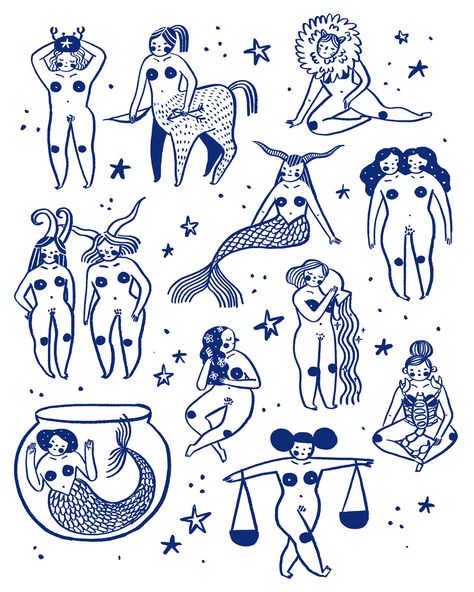 Sonia Lazo Zodiac Drawings Art, Zodiac Art Illustrations, Astro Illustration, Zodiac Illustration Art, Astrology Drawings, Zodiac Signs Drawings, Zodiac Signs Illustration, Zodiac Drawings, Zodiac Signs Art