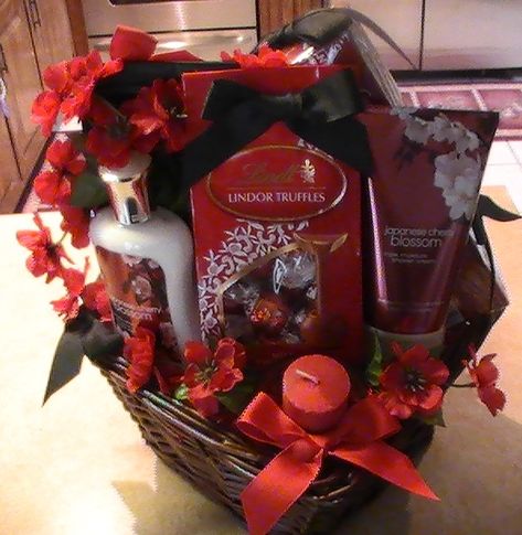 Fire n Desire Gift Basket Gift Baskets Ideas, Spa Baskets, Valentine Basket, Mothers Days, Dollar Tree Gifts, Mothers Day Baskets, Valentines Day Baskets, Baskets Ideas, Coffee Gift Basket