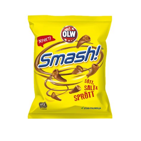 Norwegian Chocolate, Smash Chocolate, Corn Snacks, Scandinavian Food, Chocolate Snacks, Corn Kernel, Corn Chips, Sodium Bicarbonate, Powdered Milk