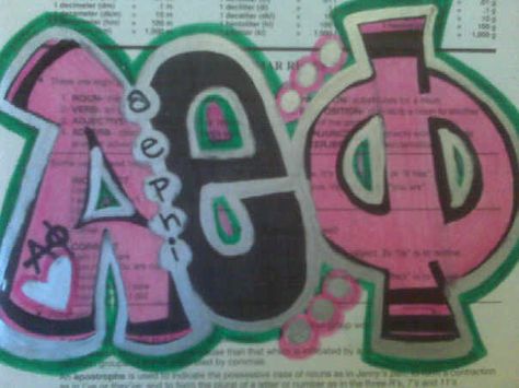 Alpha Epsilon Phi Alpha Epsilon Phi, Cricut Crafts, Sorority, Love This, Graffiti, Cricut, Green, White