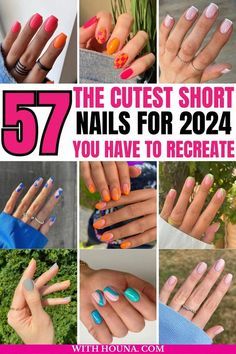 May Short Nails Ideas 2024, Spring Nail Art For Short Nails, May Manicure Ideas, Short Acrylic Nails Designs For Summer, Trendy Short Nail Designs 2024, Short Acrylic Nails 2024, 2024 Spring Nails Short, Simple Spring Nail Ideas Square, Short Nails Ideas 2024