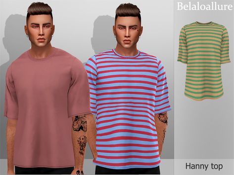 belal1997's Belaloallure_hanny top Sims 4 Cc Male Tops, Sims 4 Mens Clothes Cc, Ts4 Cc Clothing Men, Lotes The Sims 4, Sims 4 Men Clothing, Sims 4 Male Clothes, Clothes Cc, Sims 4 Tsr, Male Tops