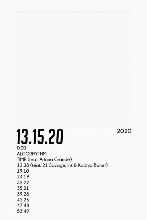 Childish Gambino - 13.15.20 - 2020 Les Childish Gambino, Childish Gambino Lyrics, Minimalist Album Poster, Lyrics Poster, Childish Gambino, Lyric Poster, Music Film, Album Covers, Ariana Grande