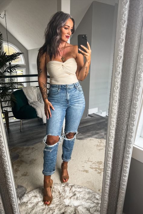 Shop details in the LTK App Dressy Casual Mom Outfits, Drinks Date Outfit Summer, Casual Bride Outfit Jeans, Summer Date Night Outfit Dressy, Summer Going Out Outfit Night Casual, Summer Dressy Casual Outfits, Zoo Date Outfit, Date Night Summer Outfits, Layering Outfits Summer